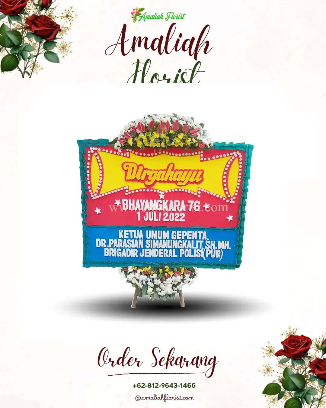 Papan Bunga HUT Ulang Tahun Majalengka